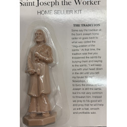 Statuette St-Joseph pour la vente d'une propriété